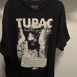 Tupac “The Rose That Grew From Concrete" graphic t-shirt.